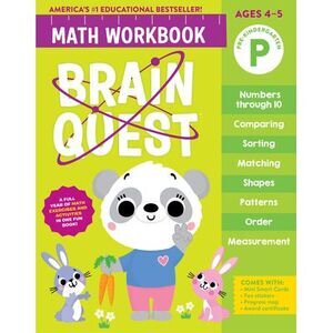 Brain Quest Math Workbook: Pre-Kindergarten -- Workman Publishing